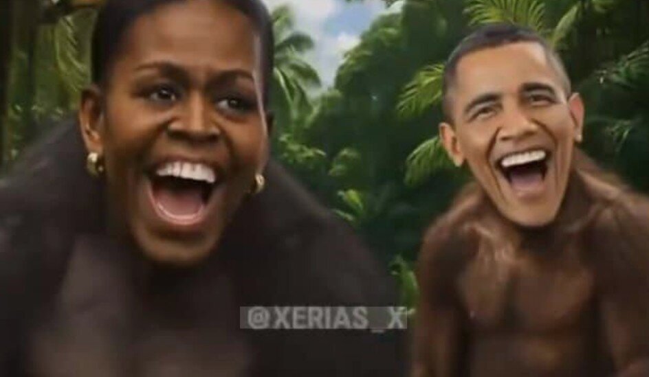 ترامپ پس از انتشار ویدئویی توهینآمیز از اوباما: عذرخواهی نمیکنم/ عکس