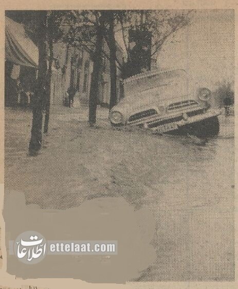 در تهران سیل آمد، مردم از حمام عمومی فرار کردند! +عکس