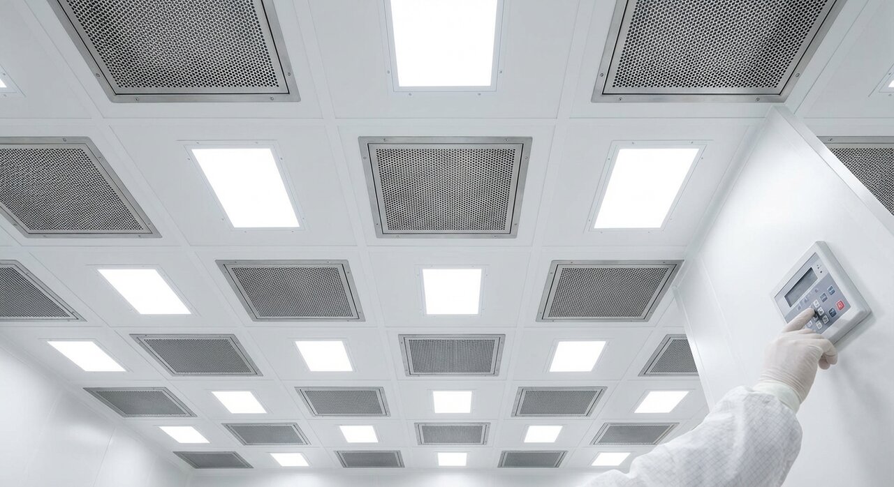 فشار مثبت و منفی در اتاق تمیز