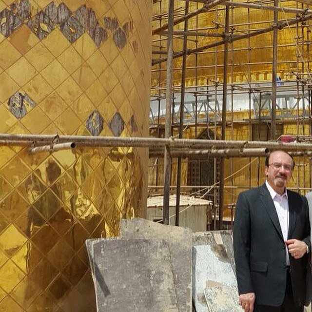 پرده کنار میرود؛ ایوان طلا دوباره میدرخشد/ طلوع دوباره زر بر ایوان علی علیه السلام