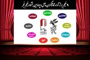  اعلام  ۹ فیلم برتر آرای مردمی فجر بدون رتبه‌بندی