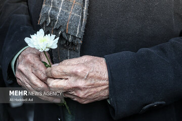 مزار هنرمندان موسیقی در اولین روز فجر چهل و یکم گلباران شد