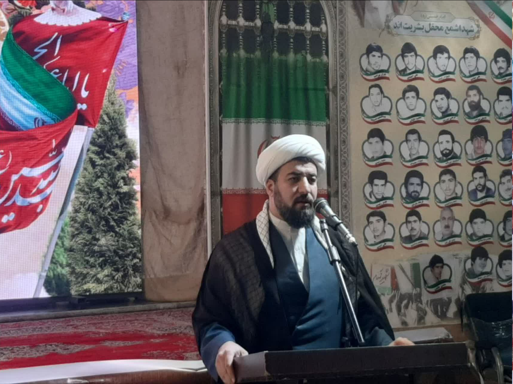 برگزاری یادواره شهدای بخش باباحیدر شهرستان فارسان