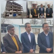 همزمان با دهه فجر؛بازدید معاون وزیر از پروژه ۲۳۱ واحدی نهضت ملی مسکن آستانه‌اشرفیه