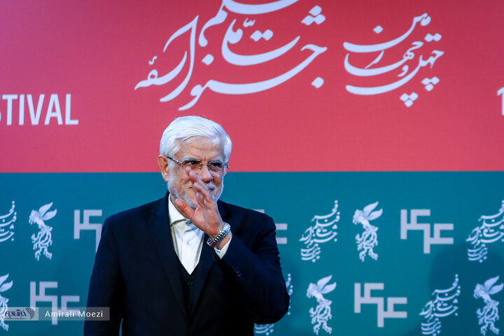 حضور محمدرضا عارف در جشنواره فیلم فجر