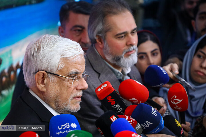 حضور محمدرضا عارف در جشنواره فیلم فجر