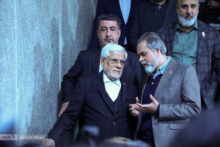 حضور محمدرضا عارف در جشنواره فیلم فجر