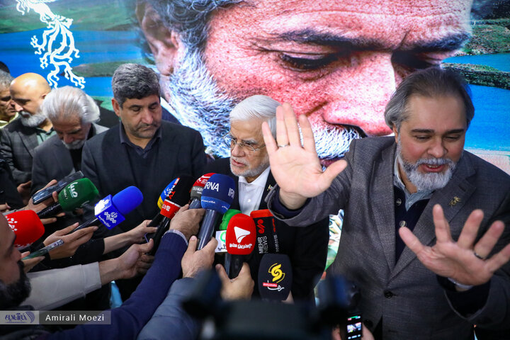 حضور محمدرضا عارف در جشنواره فیلم فجر