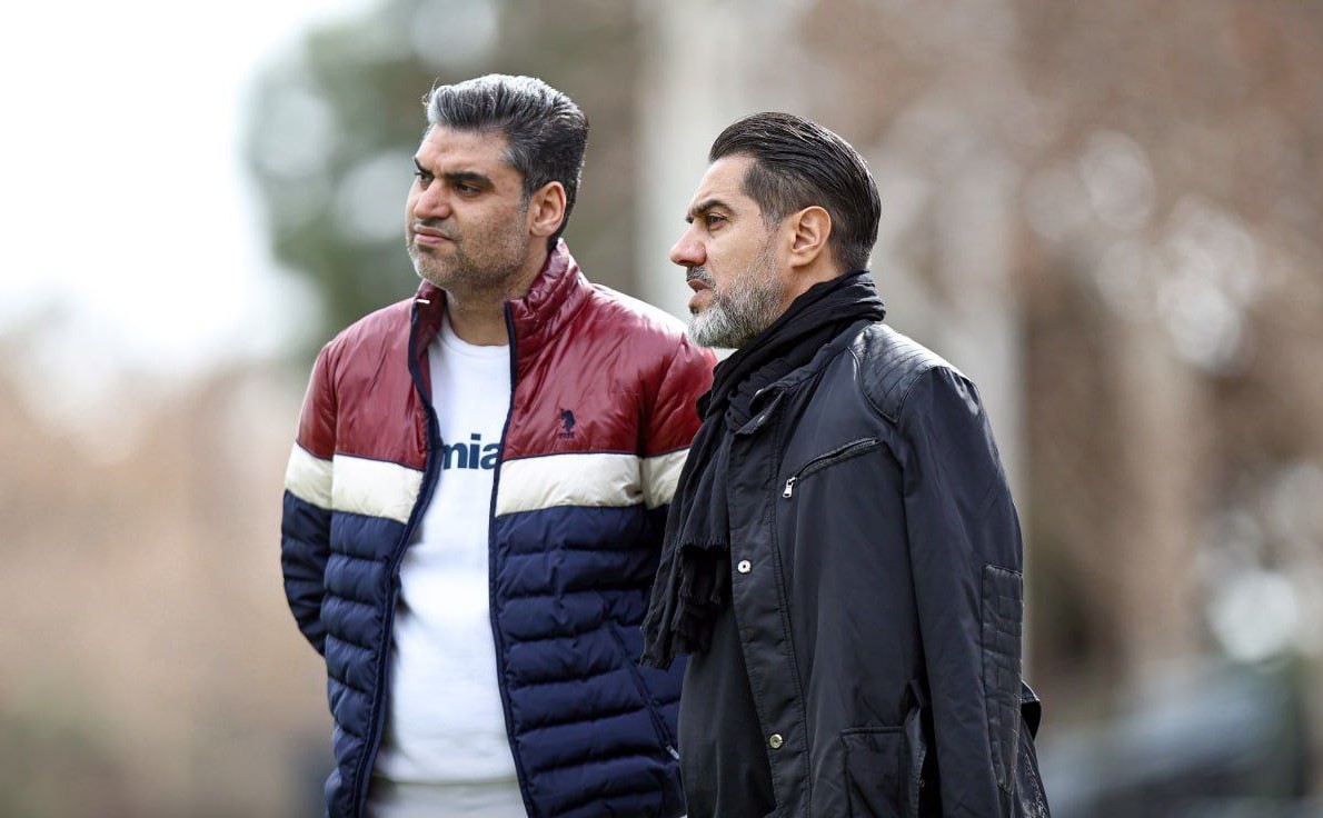 عکس | میهمان ویژه در تمرین پرسپولیس