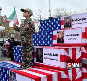 تابوت فرماندهان آمریکایی در راهپیمایی ۲۲ بهمن/ نام کدام ژنرال های ارتش آمریکا در کف خیابان تهران دیده شد؟ + تصاویر