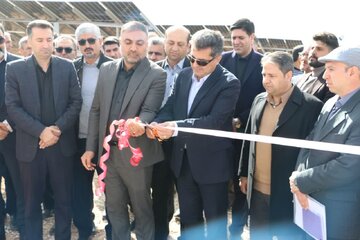نیروگاه خورشیدی پنج مگاواتی اقلید فارس به شبکه سراسری برق پیوست