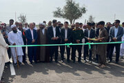 افتتاح مجتمع خدماتی رفاهی حسن یزدانی در محور جاسک–کنارک به مناسبت دهه مبارک فجر