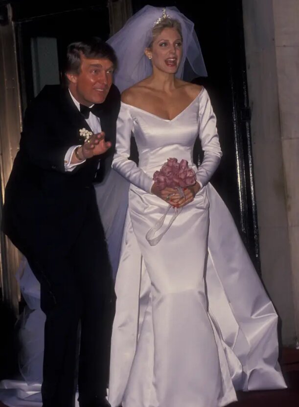 عکسهایی از مراسم ازدواج ترامپ با همسر دومش در سال ۱۹۹۳