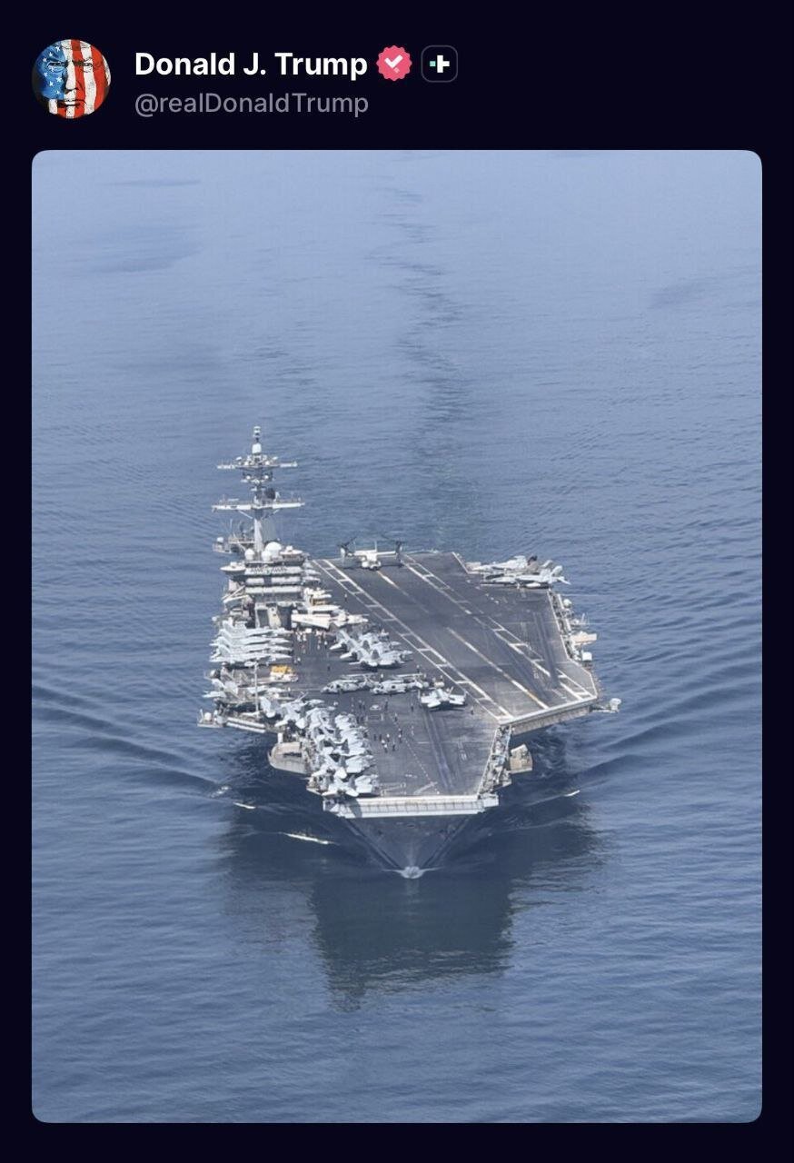 ترامپ همچنان در حال تهدید ایران با انتشار این تصویر