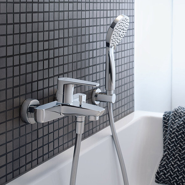 شیر حمام اهرمی کروم