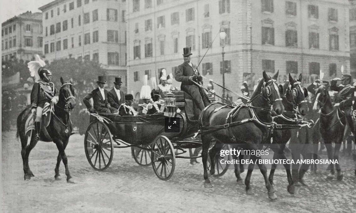 عکس/ مظفرالدینشاه در سانِ نظامی رُم، ایتالیا