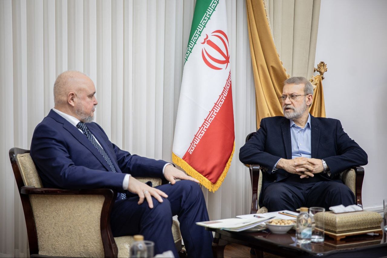 تصاویری از حاشیه دیدار علی لاریجانی با وزیر انرژی روسیه/ سفیر سابق روسیه هم بود + جزئیات