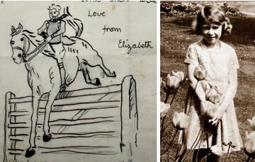نامه دوران کودکی ملکه الیزابت در زیر یک تخت پیدا شد