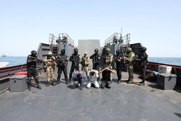 ببینید | تصرف شناور ربوده‌شده در رزمایش مرکب ایران و روسیه