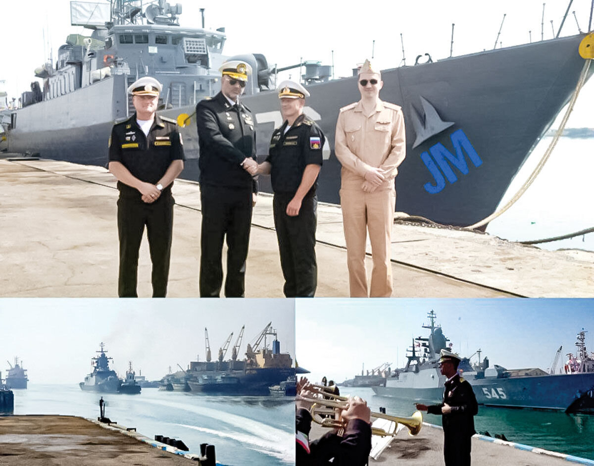 تحلیل یک فرمانده پیشین نیروی دریایی ارتش درباره تأخیر در برگزاری رزمایش مشترک ایران و روسیه در دریای عمان/ کشتی ارسالشده از سوی روسها، تأثیراتی بر روانی دشمن خواهد داشت. تحلیل یک فرمانده پیشین نیروی دریایی ارتش درباره تأخیر در برگزاری رزمایش مشترک ایران و روسیه در دریای عمان/ کشتی ارسالشده از سوی روسها، تأثیراتی بر روانی دشمن خواهد داشت.