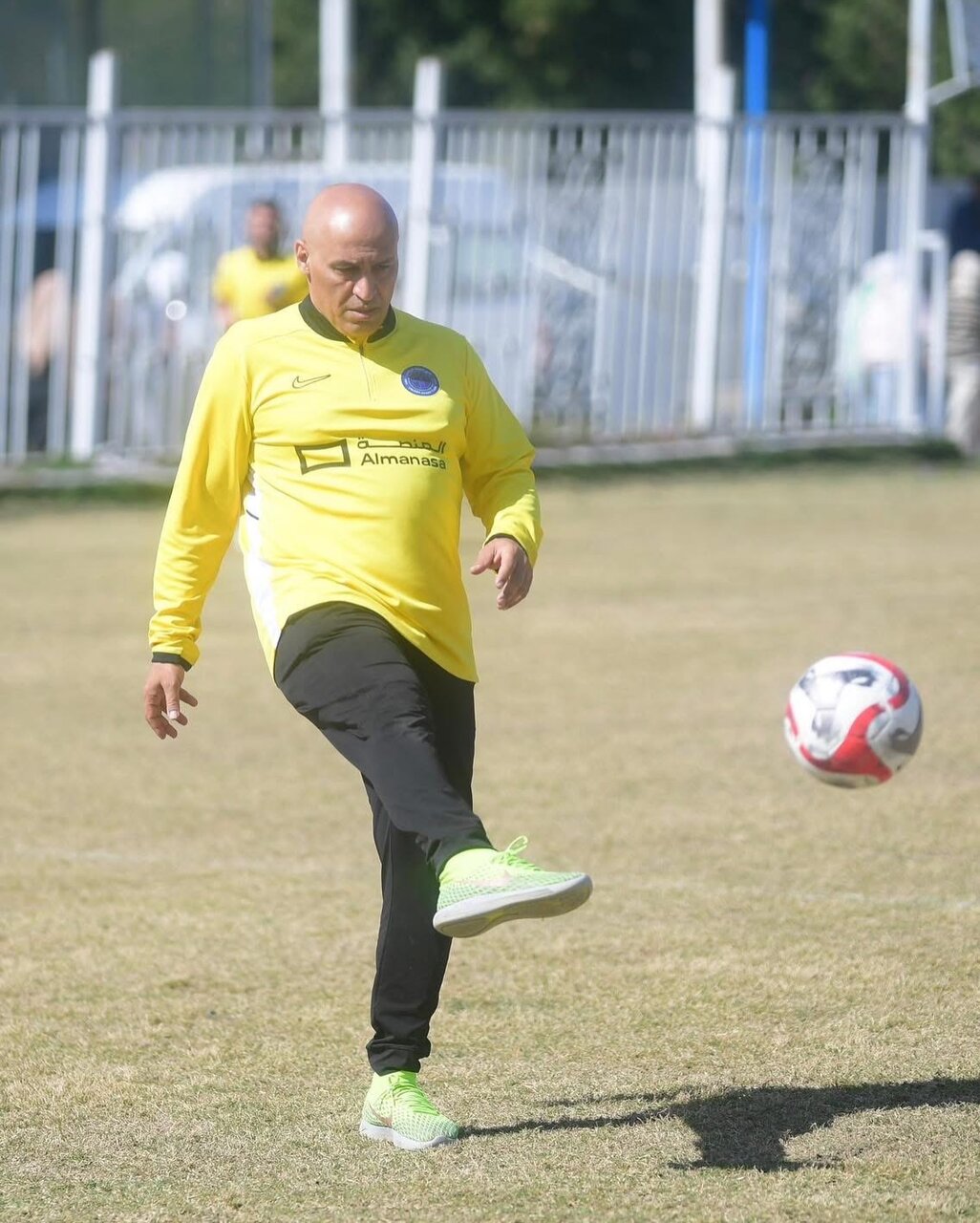 عکس | منصوریان آماده حساسترین بازی فصل الطلبه