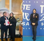 افتخارآفرینی دوباره بانوان داور کاراته چهارمحال و بختیاری در عرصه جهانی