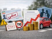 رابطه نمره منفی گواهینامه با قیمت بیمه شخص ثالث