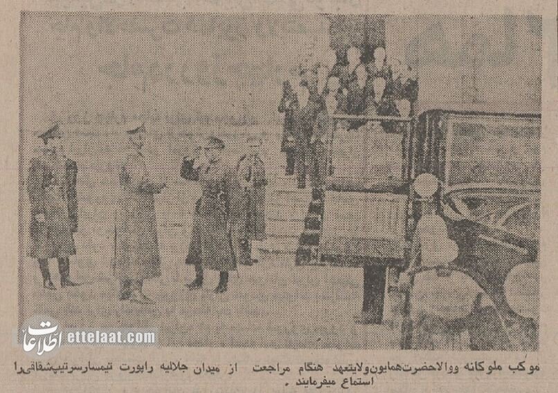 عکسهایی از جشن پیروزی کودتای سوم اسفند در بیابانهای شمال تهران