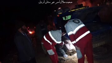 امدادرسانی به ۷ گرفتار در منظقه کوهستانی دیناران بادره شهرستان کوهرنگ