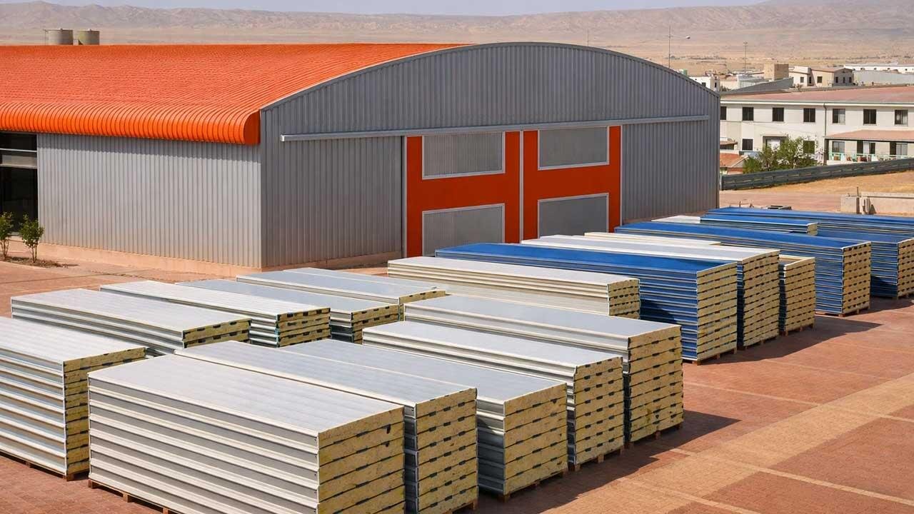 قیمت ساندویچ پانل ۲ تا ۱۰ سانتی متر و معرفی ارزان ترین گزینههای بازار