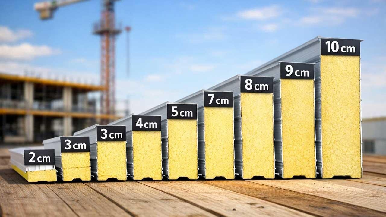 قیمت ساندویچ پانل ۲ تا ۱۰ سانتی متر و معرفی ارزان ترین گزینه‌های بازار