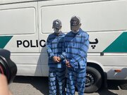 ببینید | لباس کار عجیب سارقان حرفه‌ای که دستگیر شدند