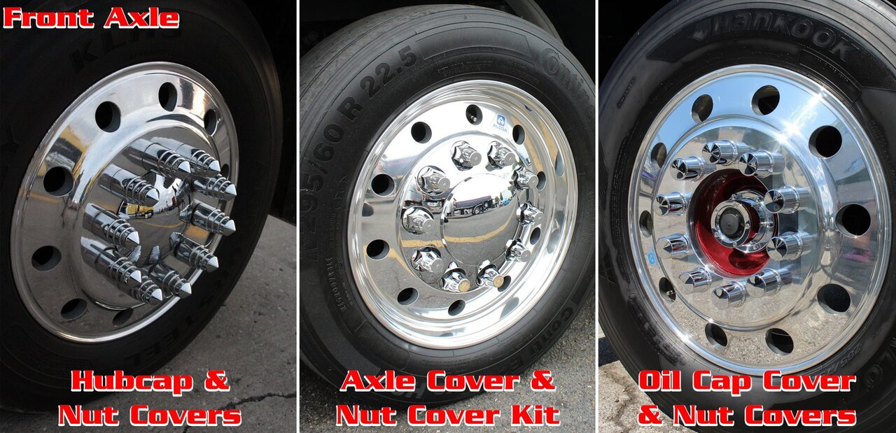 میخهای کرومی روی چرخ کامیونها چیست؟