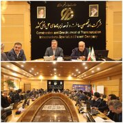 پیگیری آخرین وضعیت پروژه‌های راه و راه‌آهن استان با حضور معاون وزیر راه