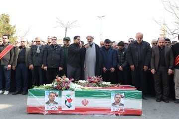 پیکر پاک ۳ شهید سمنان تشییع شد