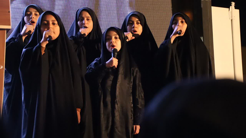 حضور دانش آموزان استان سمنان در اجتماع "سوگ و حماسه" از نگاه تصویر
