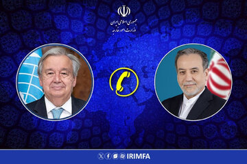 گفتگوی تلفنی گوترش و عراقچی