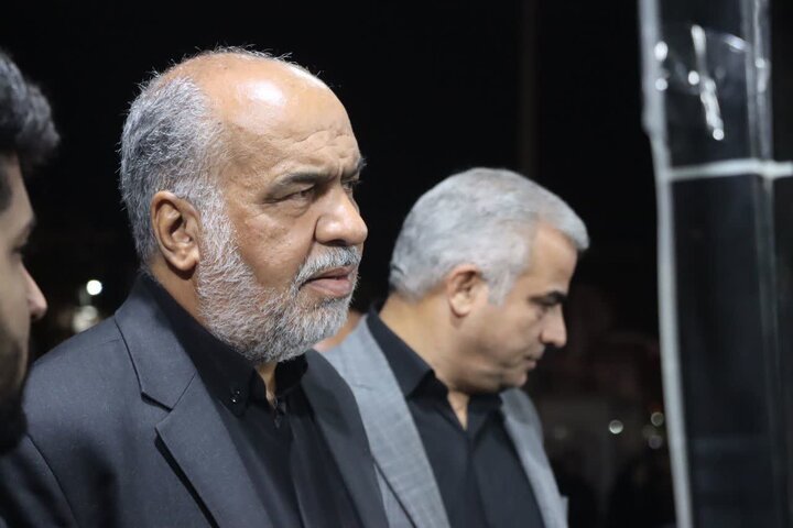 بازدید محمدرضا صباغیان نماینده مردم در مجلس شورای اسلامی از موکب‌های عزاداری شهرستان بافق