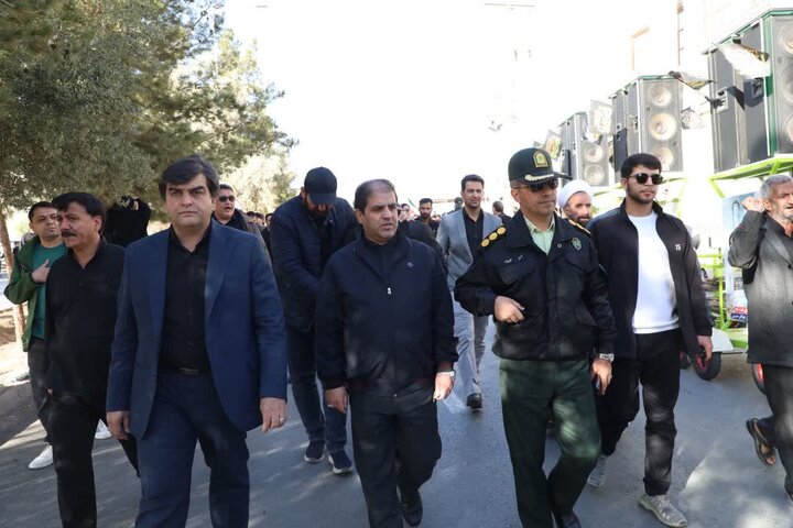 گزارش تصویری / آیین تشییع پیکر مطهر شهید اقتدار رضا حسینی در شهرستان اردکان