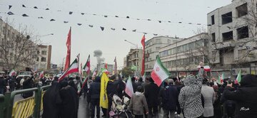 بمباران اسرائیل در اطراف راهپیمایی روز قدس در تهران و واکنش مردم + عکس