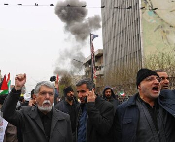 وزیر ارشاد در راهپیمایی روز قدس