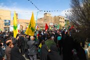 ببینید | شعارهای حمایتی مردم در چهارراه نبرد؛ «سید مجید نقطه‌زن، اسرائیلو شخم بزن»