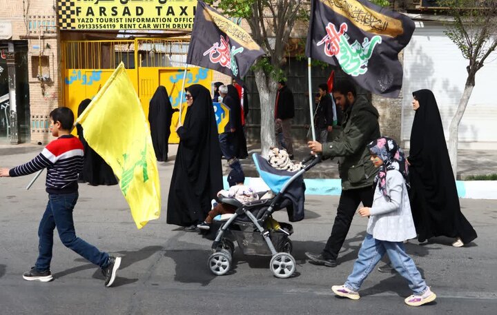 برگزاری مراسم راهپیمایی روز قدس در استان یزد
