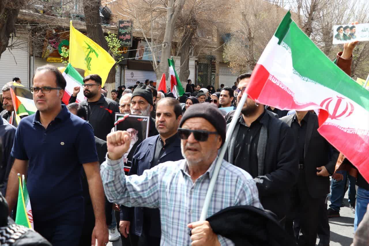برگزاری مراسم راهپیمایی روز قدس در استان یزد