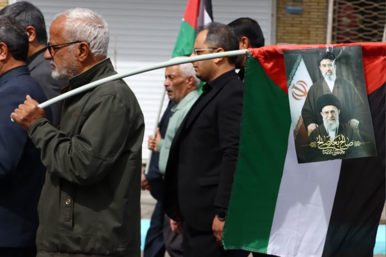 برگزاری مراسم راهپیمایی روز قدس در استان یزد