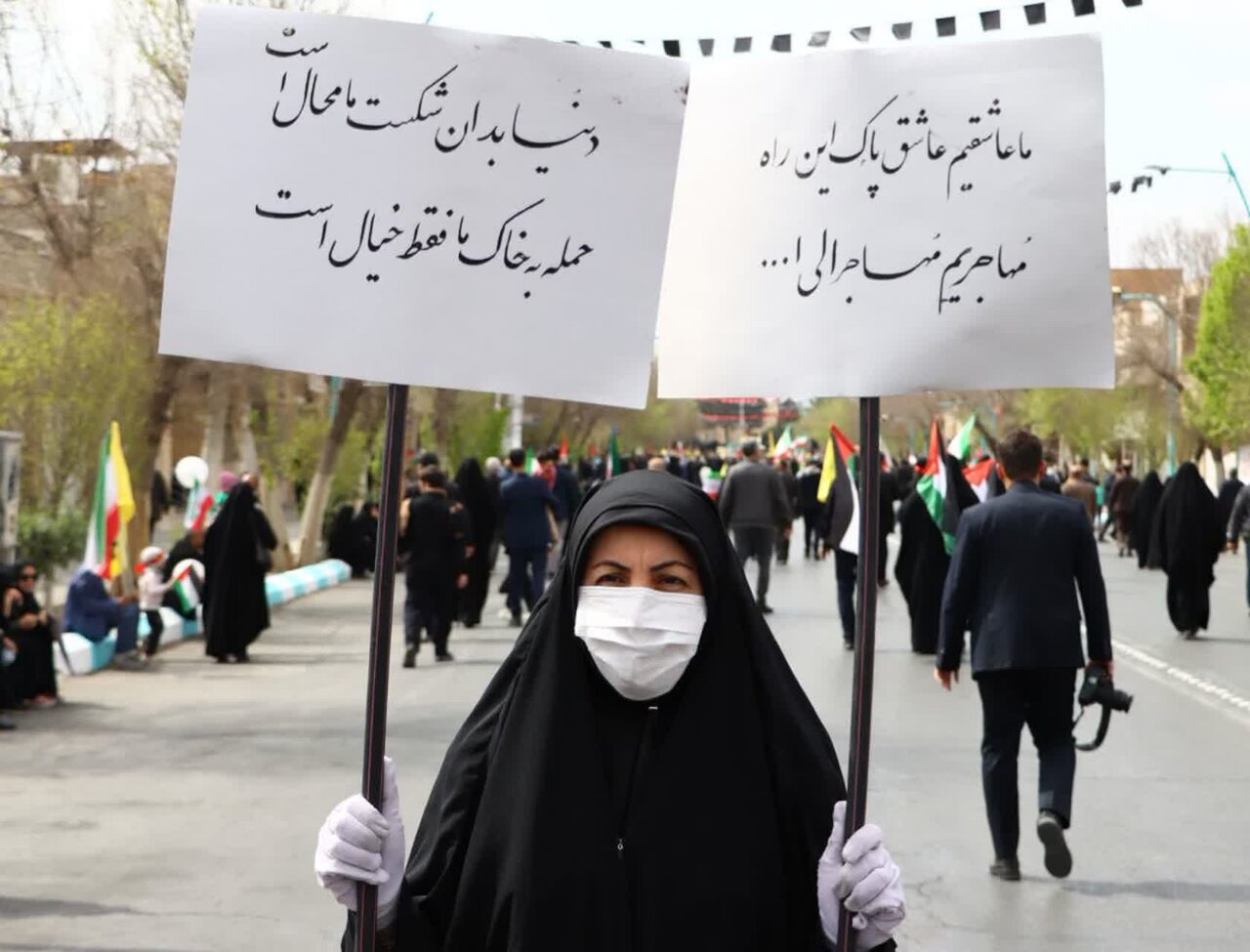 برگزاری مراسم راهپیمایی روز قدس در استان یزد