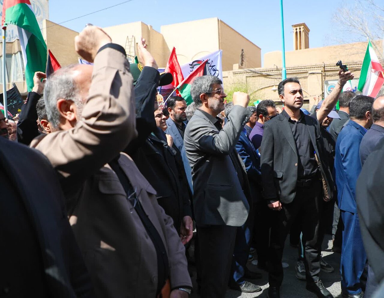 برگزاری مراسم راهپیمایی روز قدس در استان یزد