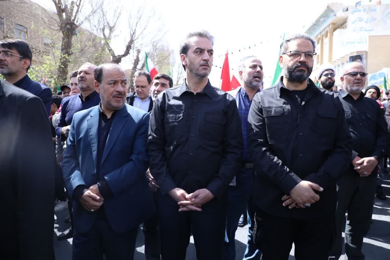 برگزاری مراسم راهپیمایی روز قدس در استان یزد