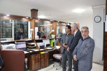 بازدید معاون عمرانی استاندار لرستان از شرکت آبفای  در روزهای جنگ رمضان