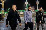ببینید | مراسم تشییع پیکر شهید علی لاریجانی و سرلشکر سلیمانی در قم و فارسان